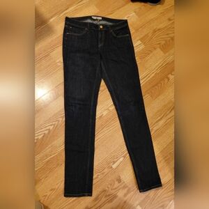 Topshop Dark Wash Blue Jeans
